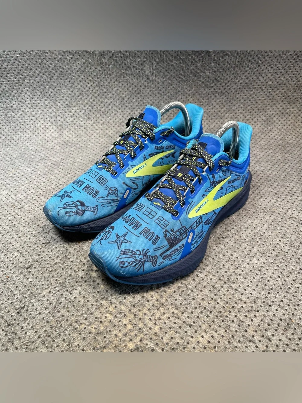 Brooks Launch 9 Boston Blue Running Shoes Size 8.5 Women’s